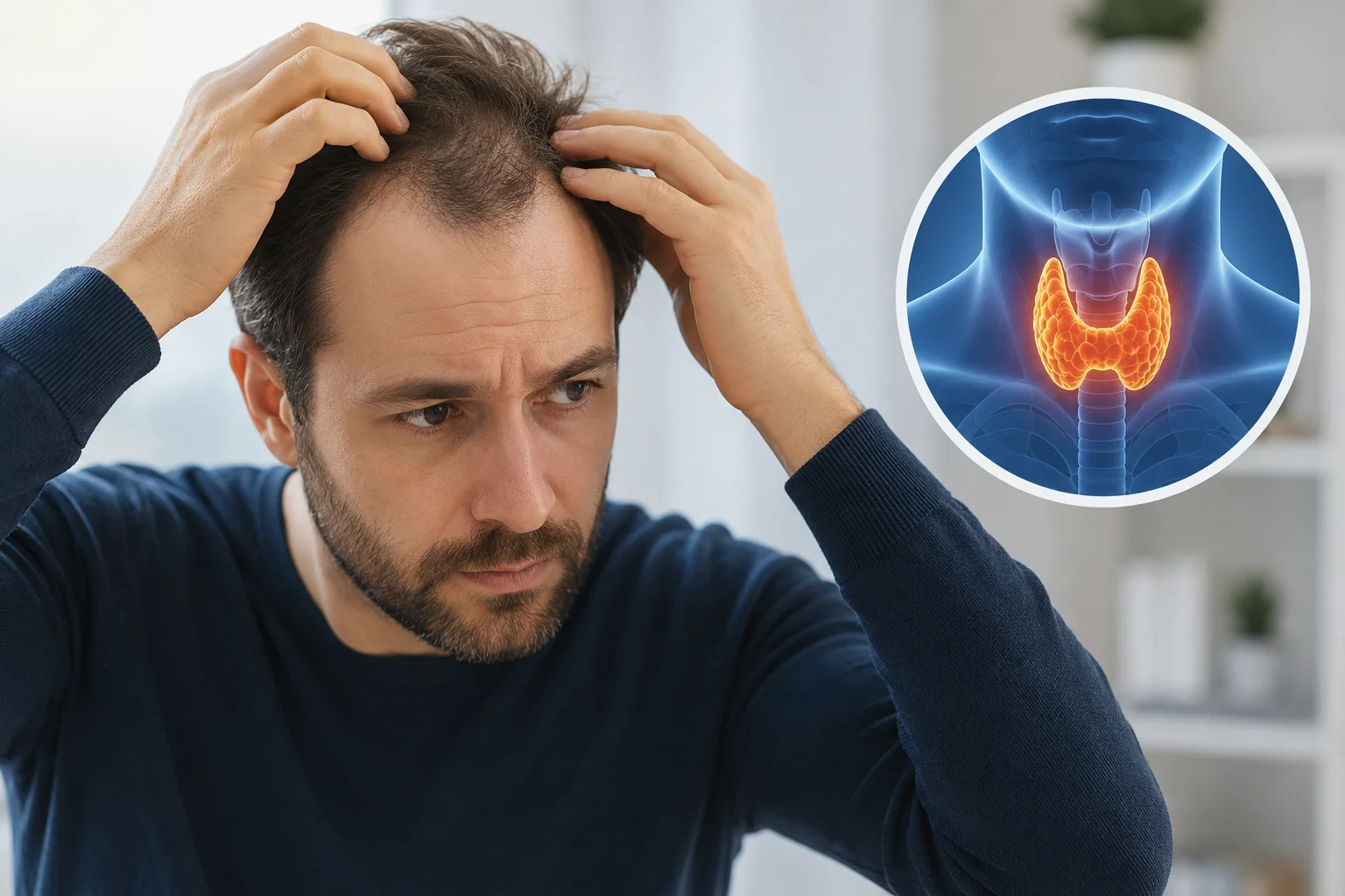 How to Prevent Hair Loss Caused by Thyroid Disease ?